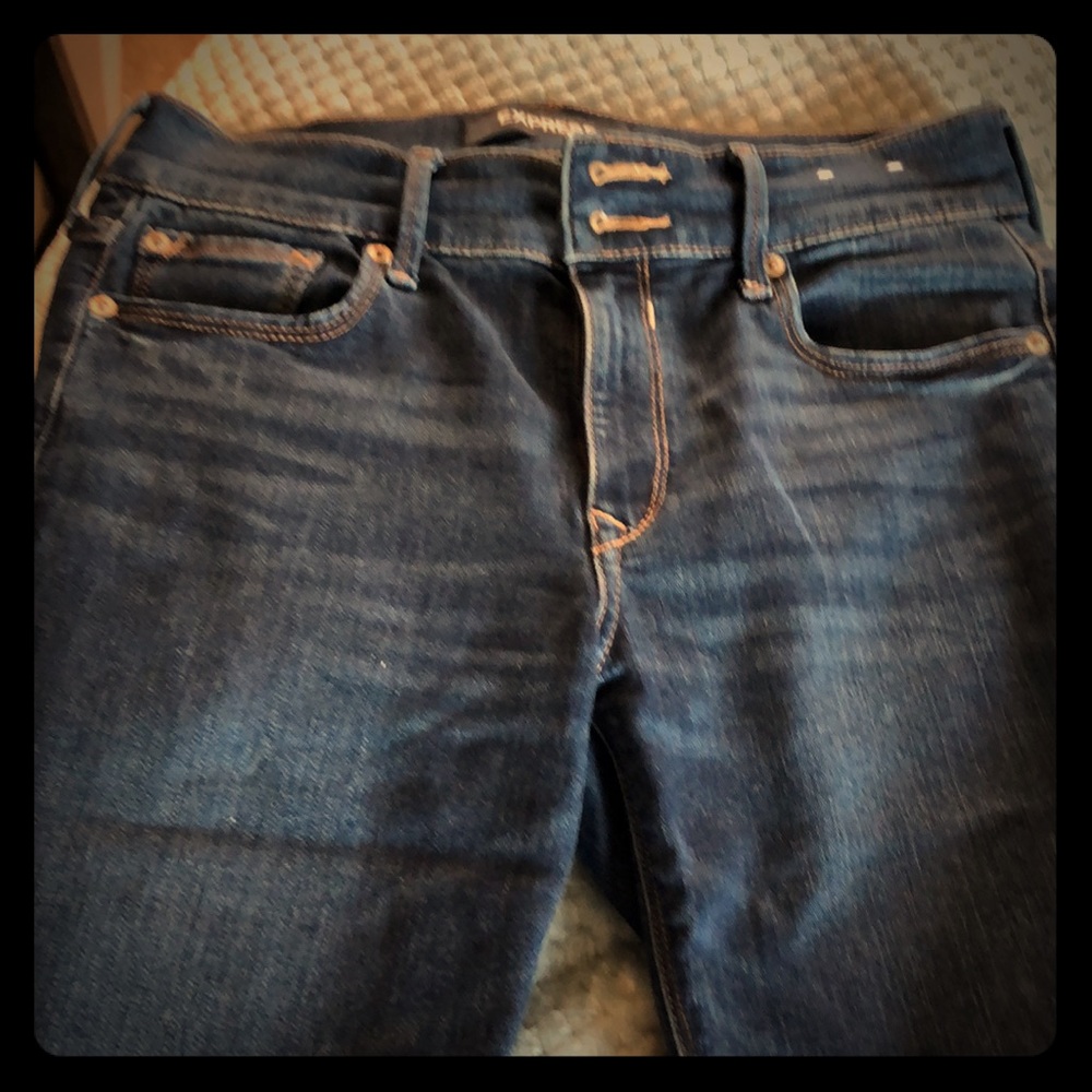 Double Button Skinny Express JEANS!